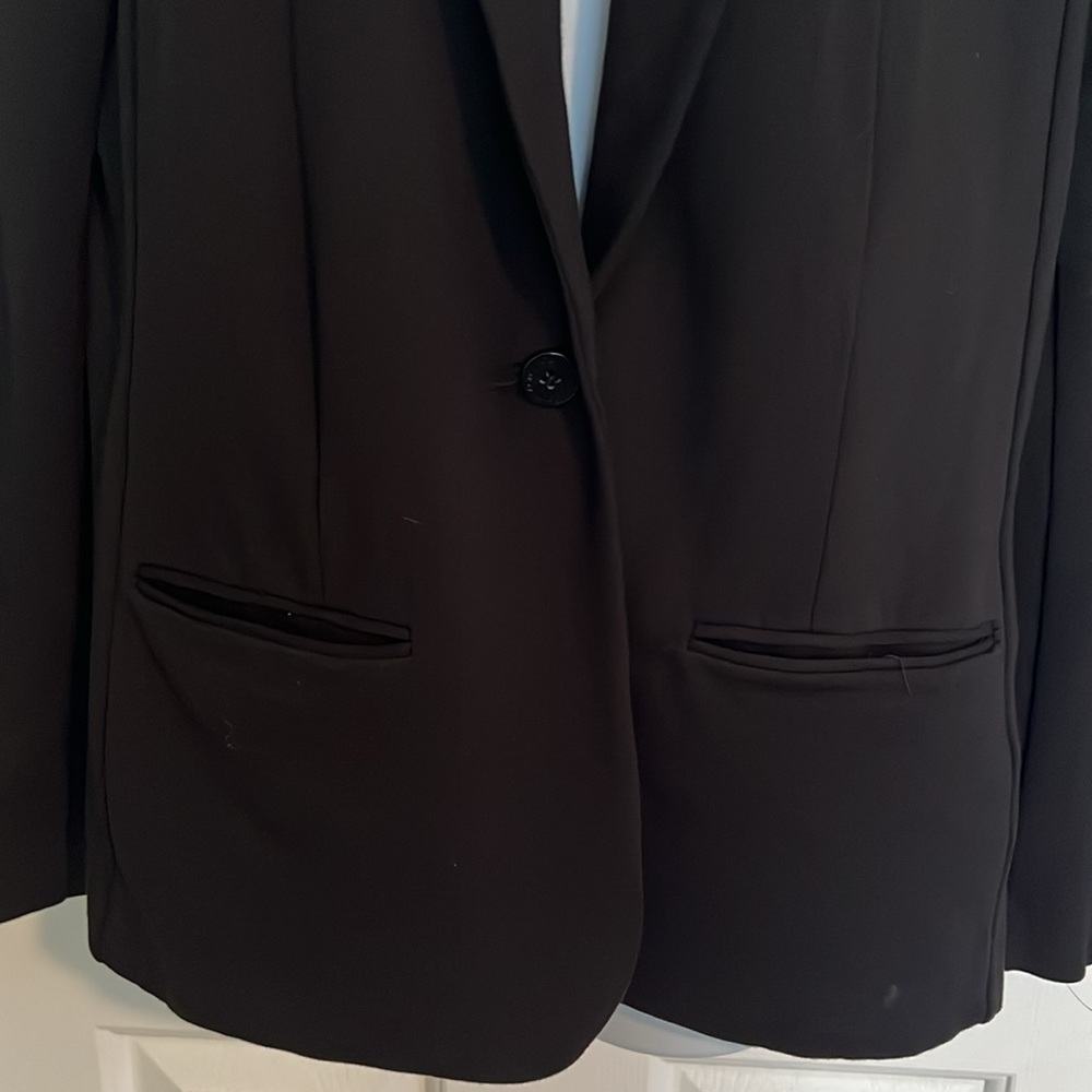 Calvin Klein Basic Black Blazer W/Stretch-Size Me… - image 2